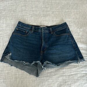 Women’s high rise denim cutoff shorts size 12